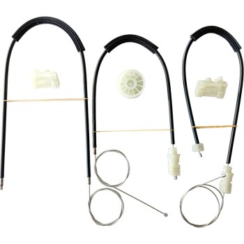 Renault Laguna MK2 X74  BG0/10/1 2001-2008 8200000937 İçin Ön Sol Kapı Cam Kriko Tamir Seti