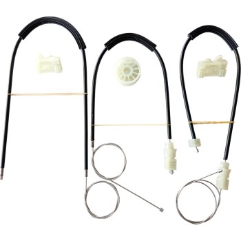 Renault Laguna MK2 X74  BG0/10/1 2001-2008 8200000938 İçin Ön Sağ Kapı Cam Kriko Tamir Seti